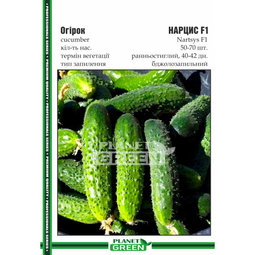 Огурец Нарцисс F1, 50-70 шт.