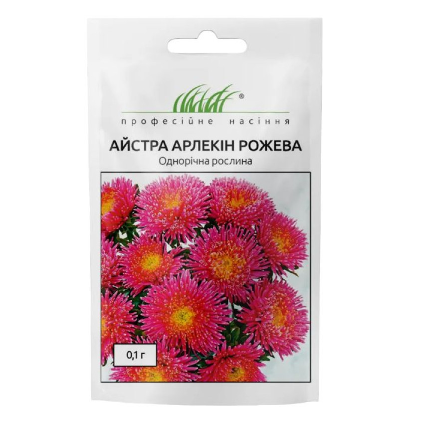 Астра Арлекин розовая, 0.1 г