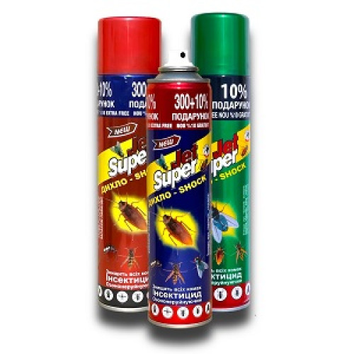 Дихлофос Джет Супер JET SUPER 400мл червоний  