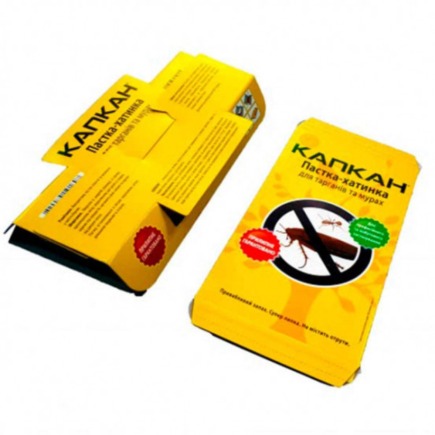 Клейова пастка Капкан від тарганів та мурах