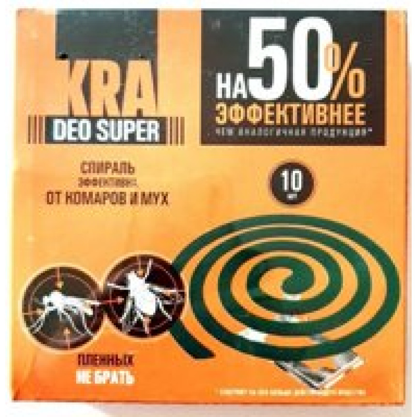 Спіралі KRA DEO SUPER, 10 шт.