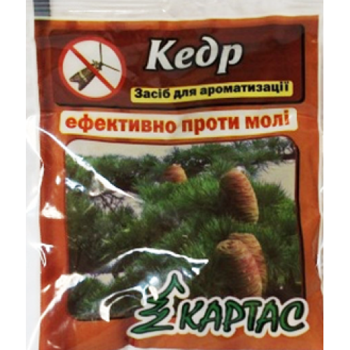 Пігулки від молі Кедр, 10шт.