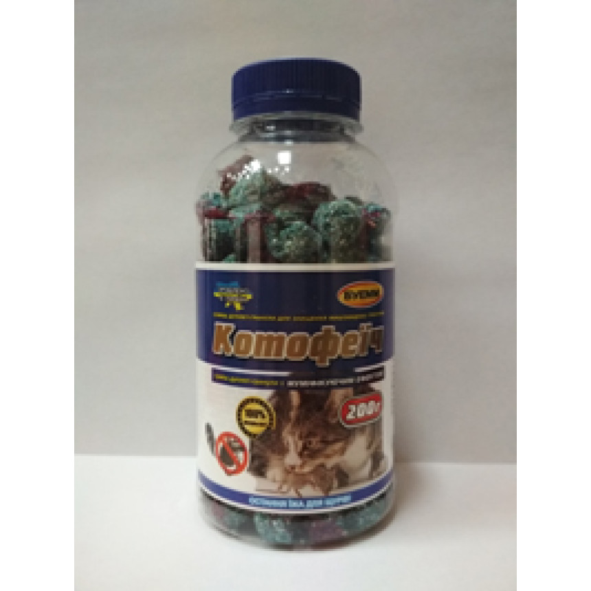 Котофеіч 200 г (гранули в банці для знищення щурів та мишей)