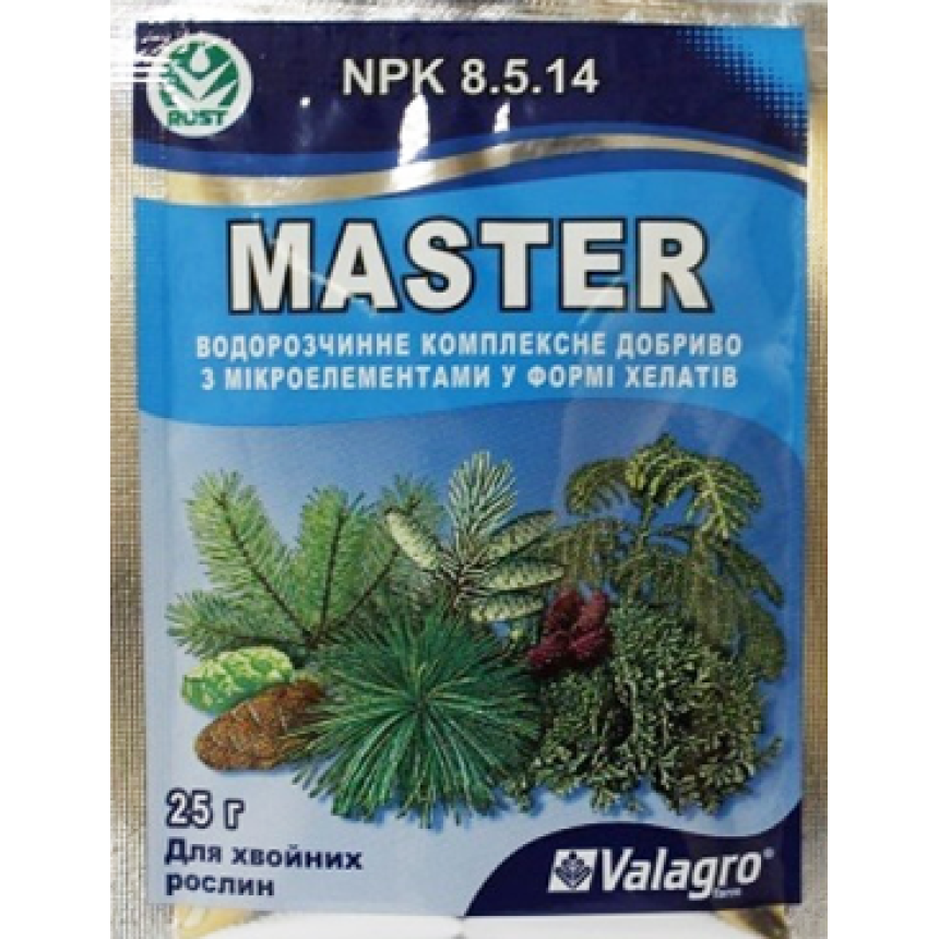 Добриво Майстер для хвойних рослин, 25г