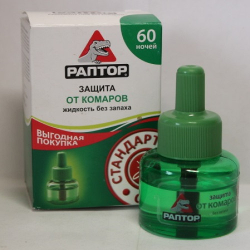 РАПТОР Рідина від комарів 60 ночей